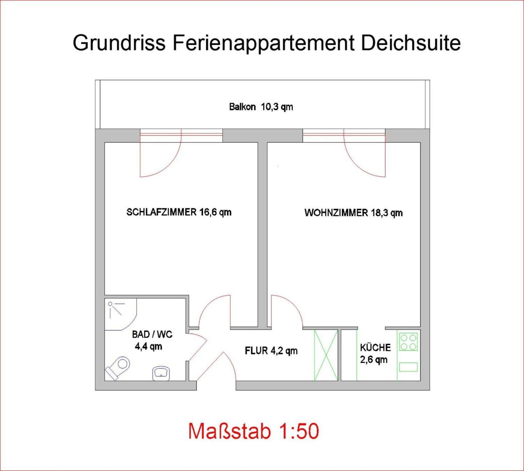 Deichsuite Büsum Exterior foto